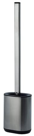 Blue Canyon Santorini TPR Toilet Brush & Holder for Bathroom, Flexible Toilet Bowl TRR Brush Head for Deep Cleaning, Compact Size, Elegant Design – Chrome