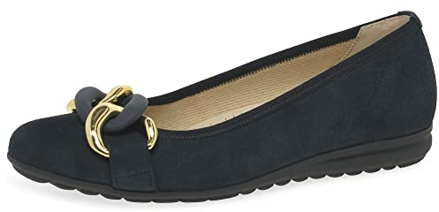 Gabor Sabia Women's Shoes 4 UK Dark Blue Suede