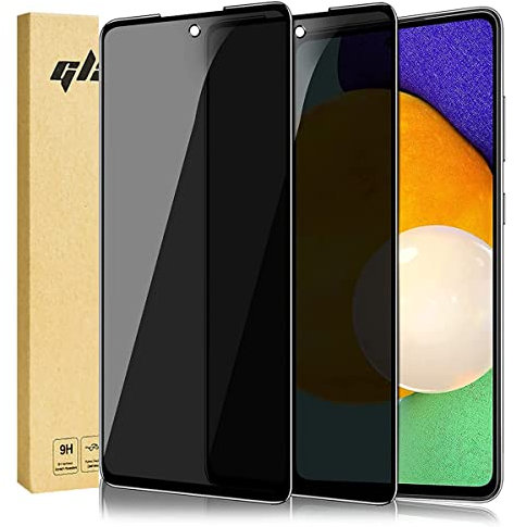 JMDZDL Sichtschutz für Samsung Galaxy A52/ A52s 5G Schutzfolie, [2 Stück] Anti-Spähen Panzerglasfolie für Samsung A52 5G Anti-Spy Displayschutzfolie 9H Gehärtetes Glas Full Screen Blickschutzfolie