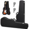 CAHAYA Custodia Rigida per Chitarra Elettrica Brosa per Chitarre Elettriche ST Astuccio con Imbottitura Spessa di 25mm con Serratura e 2 Chiavi CY0343