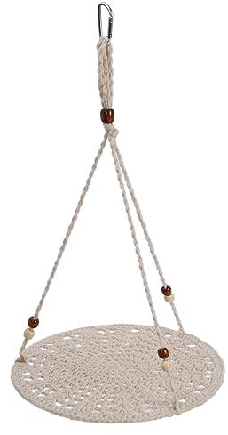 DONGKER Bartagame Hängematte, Hängendes Reptilien Schaukelbett, Niedliches Eidechsen-Schaukelspielzeug für Bartagamen, Leopardgeckos, Eidechsen, Vögel, Papageien und Ratten