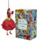 Fiebiger Floristik Blumen-Mädchen Rose rot zum Hängen Elfen-Dekofigur Flower Fairy Figur Blumenfigur Skulptur Blumenkinder in Geschenk-Box
