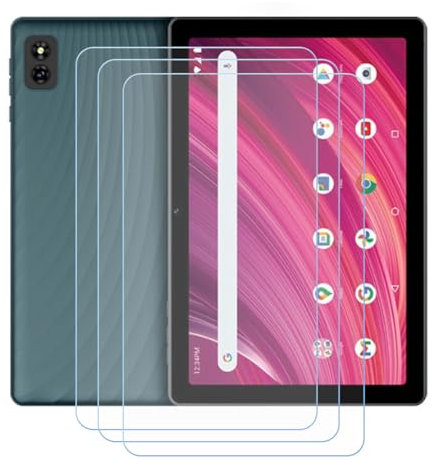 BMPNLSZ [3 Piezas Protector de Pantalla para Acer Chromebook Tab 10,9H Dureza HD Anti-caída/Anti-rasguños Sin Burbujas Cristal Templado Vidrio Templado para Acer Chromebook Tab 10 (10,1).