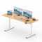 FitStand 160x60cm höhenverstellbarer Schreibtisch Elektrisches Stehpult, höhenverstellbares Stehpult mit Kopfhörerhaken, Stehpult für das Home Office mit Memory-Funktion und Kindersicherung (Ahorn)