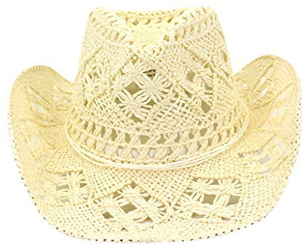 DIJX Sombrero de paja de sol ancho plegable de moda para mujeres y hombres gorros baratos damas, beige, Talla única