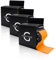 Gold Tape Kinesiologie Tape Set 3stk Orange | Hypoallergene Wasserfest Bandage | Muskelerholung Medical Tape - 5cm x 5m | Physio Tape für Verletzungen | Ungeschnittene Einzelrolle