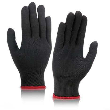 Sileduove Gitarrenhandschuh, Basshandschuh, Anti -Schmerzfinger Linke Gitarren Handschuhe Bass Handschuh, EIN Paar Übungshandschuhe für E-Bass(S Size)