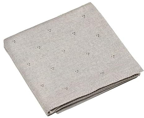 Ander Babydecke Merinowolle Apollo - Kuscheldecke Kinder 75cm x 100cm - Baby Kuscheldecke Grau Farben - Baby Zubehör Bequem und Sicher