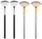 JIYIN 4 Pcs Facial Brushes Fan Mask Brushes, Face Mask Brush Soft Facial Applicator Brushes Tools for Peel Glycolic Mask Esthetician Makeup Brush