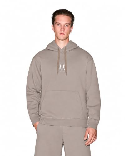 Armani Exchange Herren Cotton Icon Logo Hoodie Hooded Sweatshirt (1er Pack)