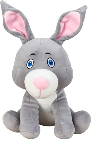 mucHome Kuscheltier Plüschtier, super weich, Spandex Bezug, Schmusetier, flauschig (Hase 25cm)