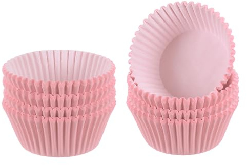QUARKZMAN 200 Count Cupcake Liners Pink Cupcake Cups Standard Size Muffins Liners Papers Baking Cups Wrappers Greaseproof for Party Wedding Birthday
