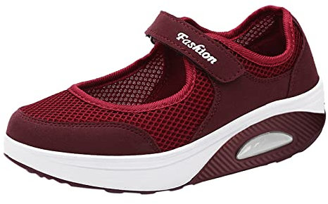Sneaker Klettverschluss Damen Mit Klettverschluss Walkingschuhe Sportschuhe Schuhe Sneaker Orthopädische Schuhe Turnschuhe Fitnessstudio Fitnessschuhe Weite Schwarz Lauf Senioren