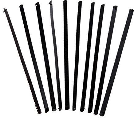Metal Cutting Jig Blades, 12pcs 150mm Mini Hacksaw Blade Steel 24T Reciprocating Saw Blades Wood Cutters Cutting Plastics Metal Woodworking Tools