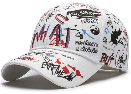 YKDLLF Cappello da Baseball Uomo con Visiera Unisex Cotone Regolabile Casuale Berretto da Baseball Cappellini Cappello Snapback Classico Blank Tesa Regolabile High Top End Trendy Color Style