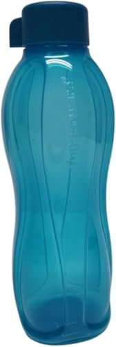 Tupperware to Go Eco 1,0 Liter Drehverschluss Wasserflasche Trinkflasche EcoEasy für Kohlensäure 1000ml (türkis)
