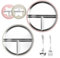 Huiguli 2 Piezas Plato de Acero Inoxidable 304 Infantil, 23 cm Platos Divididos Con Ventosa, Plato Bebe Con Cuchara y Tenedor, Juego de Vajilla Para Niños, Sin BPA