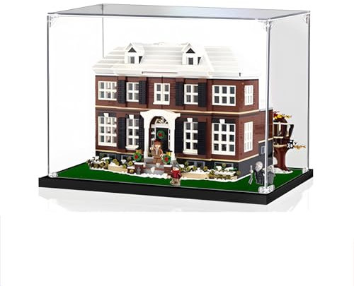 Transparente Acryl-Vitrine für Lego 21330 Home Alone, Schutz, staubdichte Vitrine, transparent, Vitrine, Sammlerstück-Displaybox (42 x 40 x 34 cm) (2 mm)