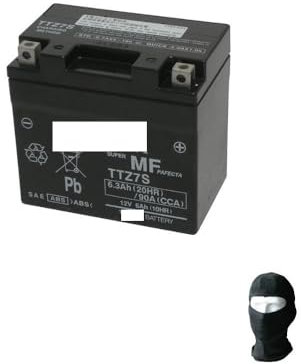 KOMPATIBEL MIT BMW G X 450 2008 A 2012 TTZ7S UASA Batterie(AKTIVIERT VERSIEGELT BEREITS BEREIT WERKSEITIG VERSIEGELT) 12V/6AH BATTERIEN FÜR MOTORRADROLLER SPEZIFISCHE