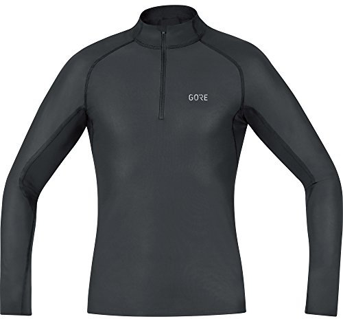 GORE WEAR Herren M Windstopper Baselayer Thermo Turtleneck Stehkragenshirt, Schwarz, L EU