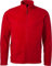 James & Nicholson Herren Fleece Jacke, Rot (Red), Large