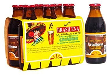 Lot de 24 bouteilles gazeuses Brasilence Calabrese en eau Calabria de 18 cl Calabria au cœur