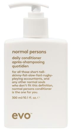 EVO normal persons daily conditioner, Milder für alle Haartypen, besonders für normales und fettiges Haar, stimuliert die Kopfhaut, vegan, ohne Sulfate, 300 ml