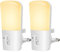 Plug in Night Light, Dimmable Night Lights, LOHAS Dusk to Dawn, Brightness Adjustable, Warm White 3000K, Good for Sleep, Children Light, Used in Hallway, Toddler Beds, Stairs, Bedroom, 2 Pack