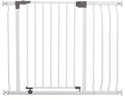 Dreambaby G9501 Liberty Treppenschutzgitter / Türschutzgitter-Set - 1 Gitter + 1 Verlängerung (passend 75cm-100cm) weiß