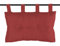 Caritex Cuscino Testata Letto Singolo o Matrimoniale, Testiera Letti Imbottita, Schienale Letto con Bottoni Decorativi, 45x70 cm, Con Passanti Per un Facile Montaggio BEA S809 (Rosso)