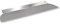 DEWEPRO® Ersatzblatt aus 0,3mm Edelstahl - Breite 400mm für Flächenspachtel - Zubehör austauschbares Blatt für 40cm Breitspachtel - für großflächige Spachtelarbeiten