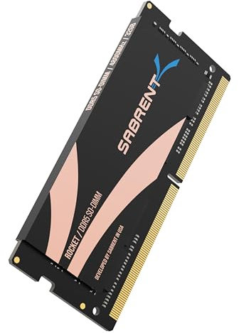 SABRENT RAM SODIMM Memory 32GB DDR5 4800MHz portable Memory Kit for Laptop, Ultrabook and Mini-PC (SB-DR5S-32G)
