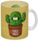 Free Hugs Glas Tasse mit Kaktus Motiv