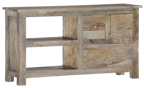 vidaXL TV-Schrank 100x30x55 cm Massivholz Mango