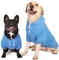 Furryilla Haustier Kleidung für Hund, Hund Hoodies Sweatshirt mit Leine Loch für mittlere große Hunde（Blau-5XL）
