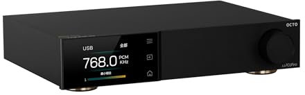 Topping D70 Pro OCTO DAC – 8X CS43198 Bluetooth 5.1 LDAC Aurora UI Farbdisplay RCA- und XLR-Ausgang HiFi-Decoder mit Fernbedienung