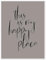 This is My Happy Place Poster von Typobox 30 x 40 cm Beige Wandbilder Wanddeko