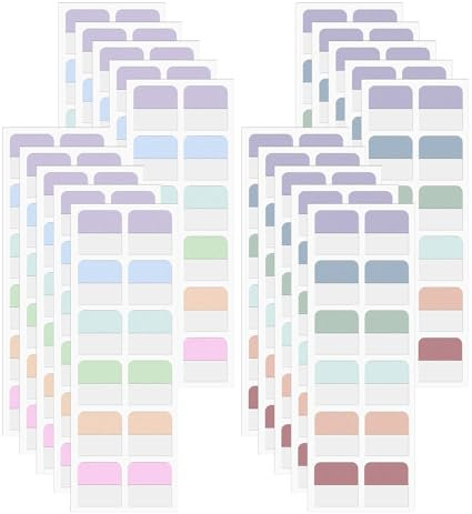 Kleberegisterkarten, 240 Stück Selbstklebend Page Markers Index-Tabs Seitenmarkierungen Page Markers Tabs Seitenmarker Tabs Haftnotizen Buch-Tabs Klebezettel Beschriften für Dokumente Bücher Tagebuch