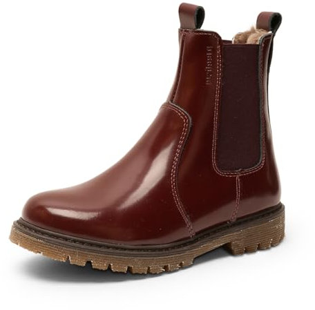 Bisgaard Neel Lamb Fashion Boot, Bordeaux polido, 38 EU
