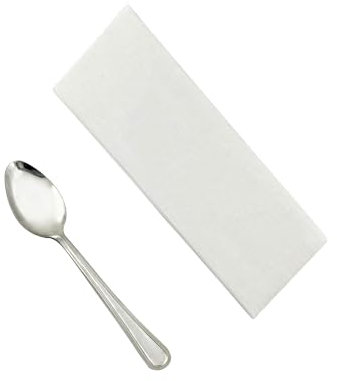 100 unités - Cuillères 13,5 cm Argenté Inox