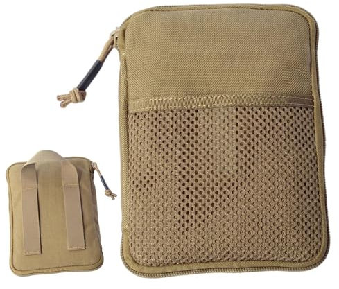 LearnLyrics Werkzeugtasche, Gürteltasche für den Außenbereich – Gürteltasche mit Reißverschluss, kleine Werkzeugtasche, Geldbörse für den Außenbereich, tragbare Wanderausrüstung aus 1000D-Nylon