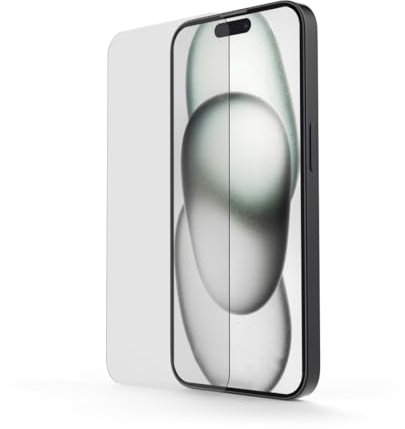 Hama Handy Schutzglas iPhone 15 Pro Max (Displayschutz ultraklar Anti-Fingerprint, Montagehilfe, Vollschutz 9H ultradünn, case-friendly, kratzfest, Displayschutzglas iPhone stoßfest)