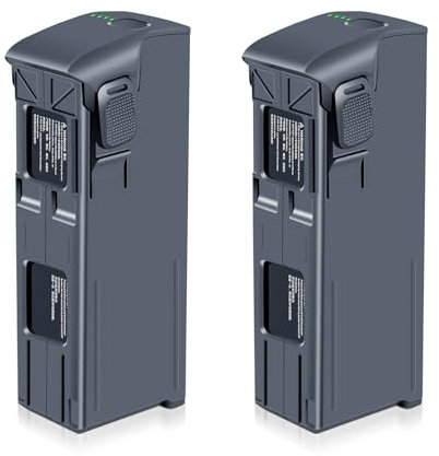Fantayso Intelligenter Flight Avata 2 Akku 2 Pack ungen, 2250 mAh Kapazität, 23 Minuten maximale Flugzeit, kompatibel mit Avata 2 Drohne