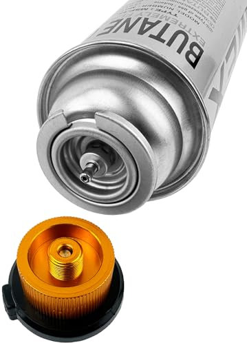 WELDINGER Adapter Butangasflasche auf Schraubkartusche 7/16
