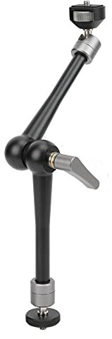 NUMNBE Magic Arm Clamp 11 Pulgadas para la cámara Light Monitor Trípode Gimbal Black
