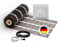 Elektrische Fußbodenheizung für Fliesen: Zweiader-Heizmatte WARMON CLASSIC 150 W/m² mit Thermostat TS 100 Serie Smart WiFi Touch, Thermostat:TS100 WiFi Weiß, Mattengröße:5 m²