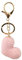 LIbgiubhy Unique Heart Keychain Hand Knitted Crochet Keyrings Portable Heart Pendant Stylish Accessory for Fashionable Lovers
