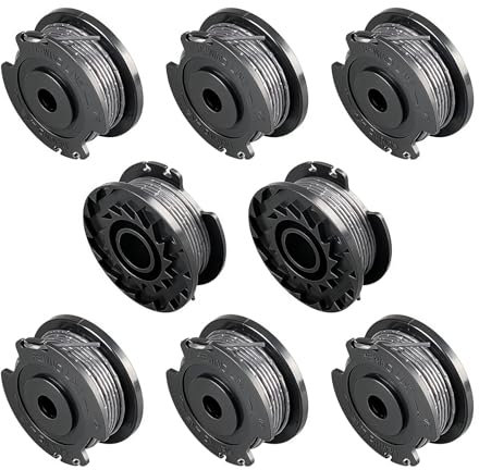 F016800569 Rasentrimmerspule, Trimmerdraht Ersatzspule für Bosch Easy Grass Cut 18V-230, 18V-26, 18V-260, 18, 18-230, 18-26, 18-260, Easy Grass Cut 23, 26 und ART 23 SL, 26SL (Spule *8)