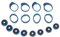 Totority Earphone Protective Plugs - 16pcs Silicone Wireless Earbuds Compatible for Galaxy Buds/Buds+, Earphone Accessory