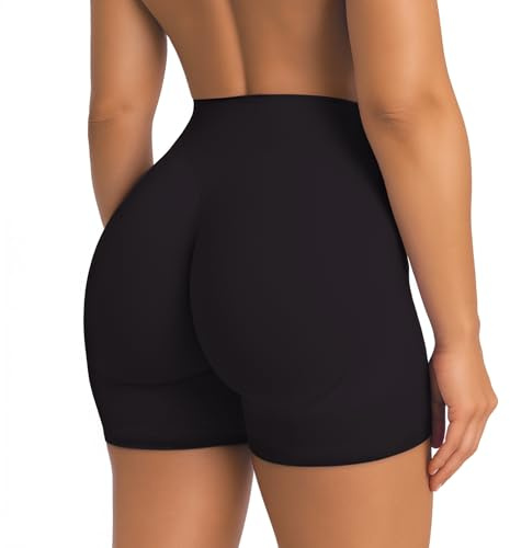 SMILODOX Shorts Damen Harly, Seamless High Waist Fitness Shorts mit elastischem Bund & Figurbetonter Passform, Radlerhose Flexibles Material, ideal für Training, Alltag, Sport & sommerliche Outfits